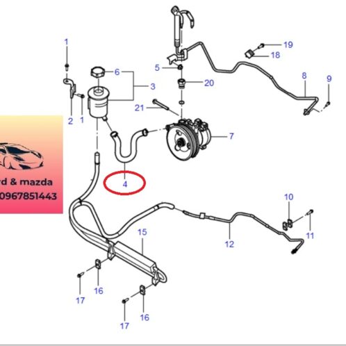 Ống dầu từ bình dầu đến bơm trợ lực lái ford transit 2008-2022 Ống dầu từ bình dầu đến bơm trợ lực lái ford transit 2008-2009-2010-2011-2012-2013-2014-2015-2016-2017-2018-2019-2020-2021-2022 Ống dầu bơm trợ lực lái transit ống dầu bình dầu transit 7C193691AC