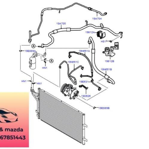 Ống ga vào lốc điều hòa ford focus 2005-2006-2007-2008-2009-2010-2011-2012-Tuy ô vào dàn nóng điều hòa ford focus ống ga hạ áp điều hoa ford focus ống ga cao áp điều hòa focus 5M5H19N602AC-5M5H19E631AA-3M5H19A705AH-