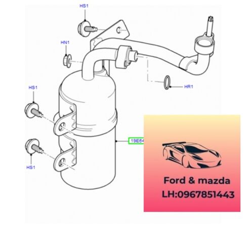 Phin lọc ga ford focus 2005-2012 Phin lọc ga ford focus 2005-2006-2007-2008-2009-2010-2011-2012-Bình lọc ga ford focus pin lọc ga điều hòa ford focus pin lọc ga dàn lạnh điều hòa focus 3M5H19E647AE-3M5H19E647AH