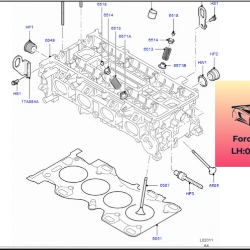 Phớt ghít ford focus 2005-2006-2007-2008-2009-2010-2011-2012 Phớt ghít xupap focus phớt git mặt máy focus phớt ghít động cơ focus 3S4G6A517AA-1S7G6A517BG
