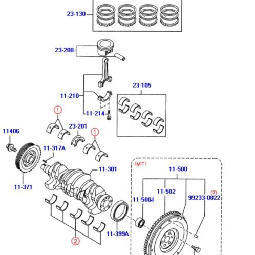 Piston ford focus 2005-2006-2007- pit tông ford focus bit tông ford focus 1.6 Z6Y111SA0A