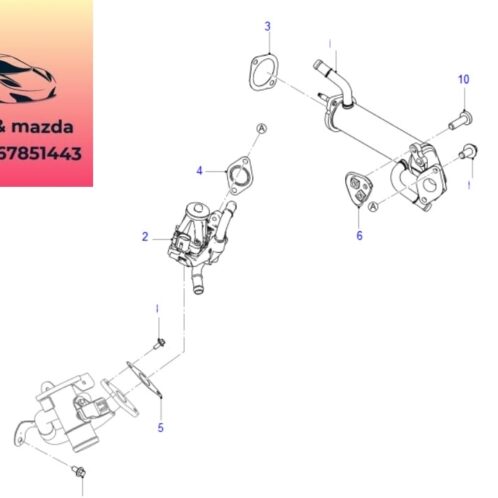 Van ERG ford transit 2008-2022 Van ERG ford transit 2008-2009-2010-2011-2012-2013-2014-2015-2016-2017-2018-2019-2020-2021-2022-Van tuần hoàn khí xả ford transit 9C1Q9D475AB