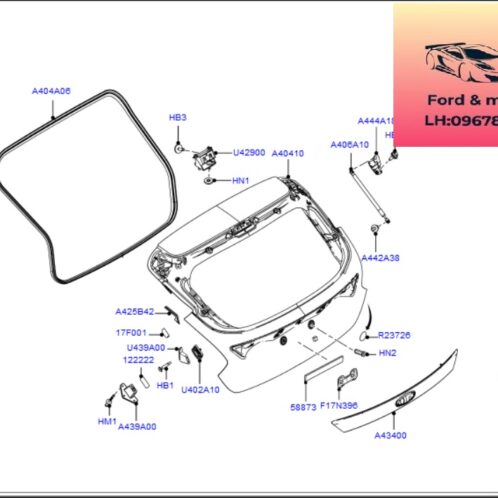 Bản lề Cốp sau focus 2012-2015 Bản lề Cốp sau focus 2012-2013-2014-2015 Bản lề Cánh cửa hậu focus Bản lề cửa hậu focus Bản lề cánh cửa sau focus AM51U42900AE-AM51U42901AE