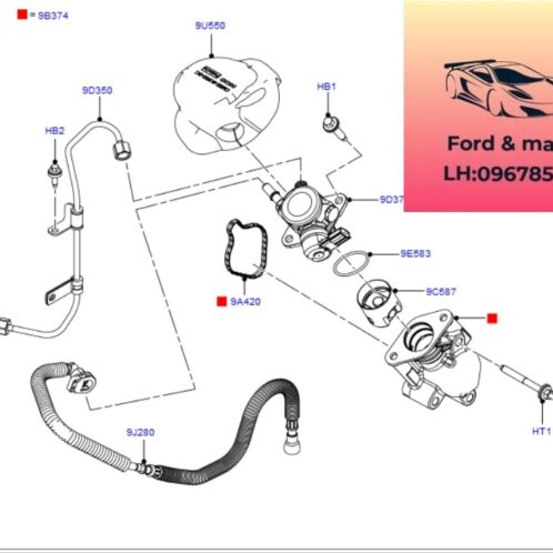 Bơm cao áp ford focus 2012-2013-2014-2015-bơm xăng ford focus bơm nhiên liệu ford focus CM5E9D376CB-CM5E9D376DA