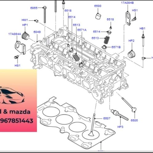 Gioăng mặt máy ford focus 2012-2013-2014-2015-gioăng quy lát focus CM5E6051DF