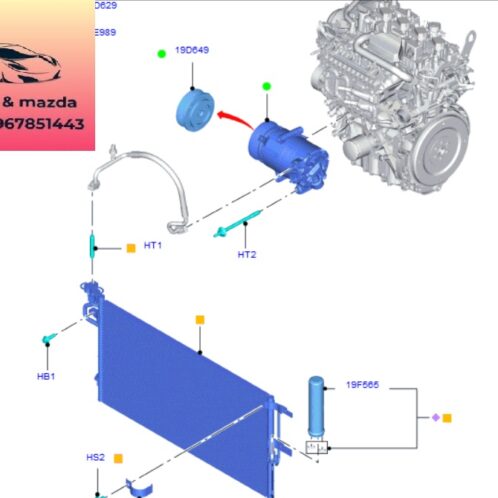 Lốc lạnh ford focus 2015-2019 1.5 Lốc lạnh ford focus 2015-2016-2017-2018-2019 lốc điều hòa ford focus lốc lạnh điều hòa ford focus F1F119D629C2A