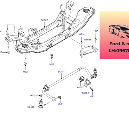 Thanh cân bằng sau focus 2012-2013-2014-2015 thanh giằng cân bằng sau focus thanh ba ngang cân bằng sau focus BV615A771BPA-BV615A771CPA