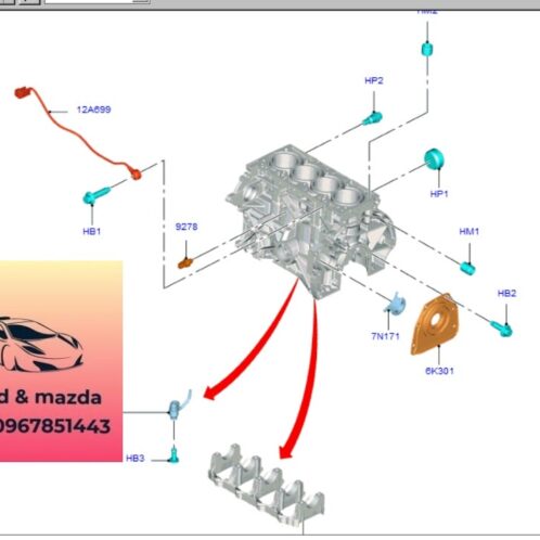 Cảm biến báo dầu động cơ ford focus 2015-2016-2017-2018-2019 cảm biến dầu động cơ forcus cảm biến nhớt động cơ focus 3M519278AB