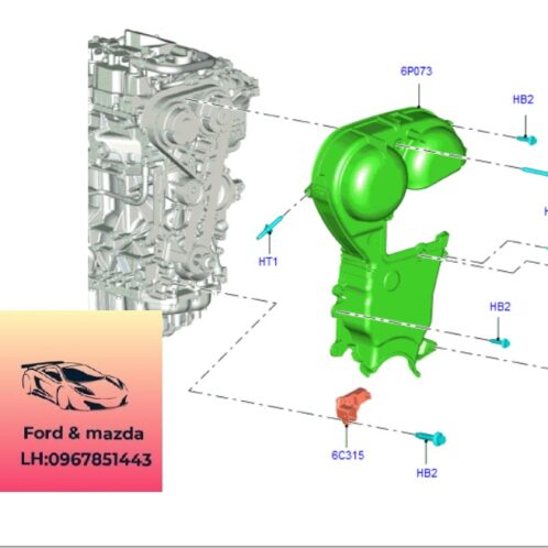Cảm biến trục cơ focus 2015-2016-2017-2018-2019 cảm biến cốt máy ford focus BM516C315BB