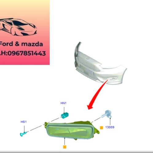 Đèn gầm ford focus 2015-2016-2017-2018-2019 đèn cản trước focus đèn ba đờ sốc trước đèn sương mù ford focus F1EB15A254AB-F1EB15A255AB