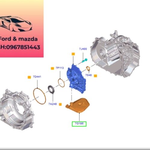 Lọc dầu hộp số tự động ford focus 2015-2016-2017-2018-2019 lọc dầu hộp số focus BB5P7G186EA