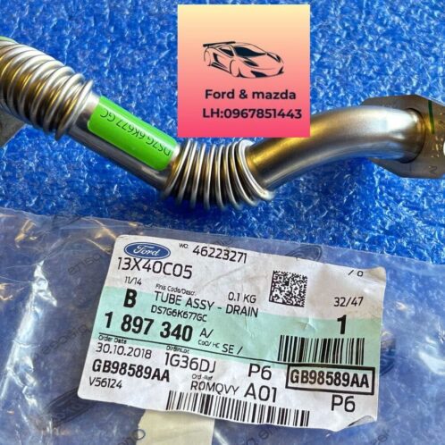 Ống dầu vào Turbo ford focus 2015-2016-2017-2018-2019 tuy ô nhôm dầu vào tu bô ford focus tuy ô tu bô đông cơ focus DS7G6K679ED-DS7G6K677GC