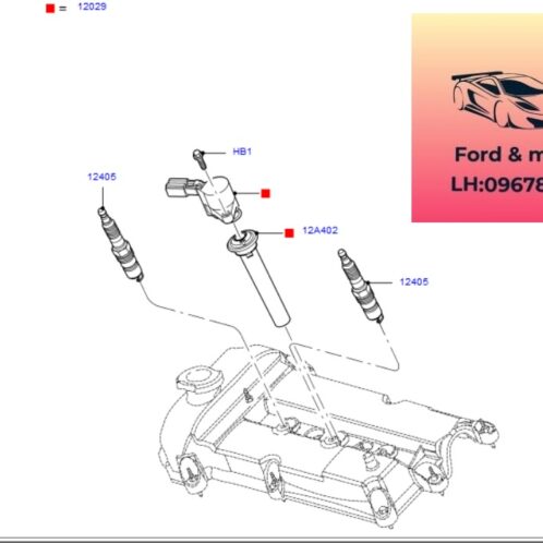 Bô bin ford escape 2003-2004-2005-bô bin buri ford esacpe 3.0 bô bin bugi đánh lửa ford escape 3.0 1L8Z12029AB