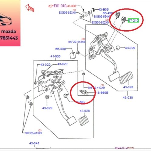 Cảm biến chân phanh ford escape 2001-2005 Cảm biến chân phanh ford escape 2001-2002-2003-2004-2005 cảm biến chân côn ford escape cảm biến bàn đạp chân phanh chân côn ford escape EC0166490A-EC0366490-GA2C6649YA
