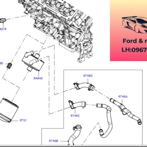 Két sinh hàn ford escape 2003-2006 3.0 Két sinh hàn ford escape 2003-2004-2005-2006-két làm mát dầu động cơ ford escape 3.0 két giải nhiệt dầu động cơ ford escape 3.0 1S7E6A642CD-1S7Z6A642AA