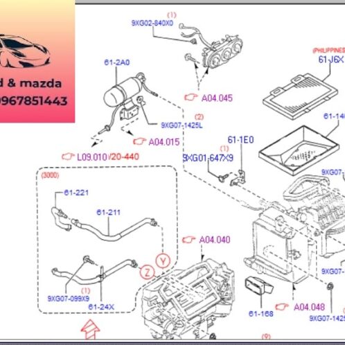 Lọc gió điều hòa ford escape 2001-2004 Lọc gió điều hòa ford escape 2001-2002-2003-2004-lọc gió dàn lạnh ford escape EC1361J6XA