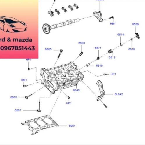 Xupap ford escape 2002-2003-2004-2005-2006-xupap hút ford escape 3.0 xupap xả ford escape AJ0312121-AJ0312121