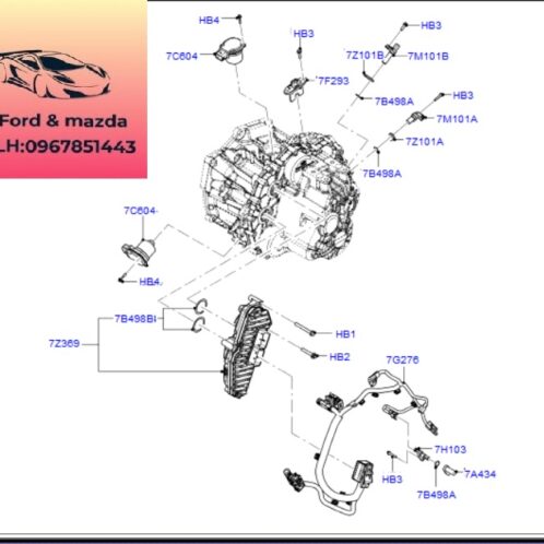 Cảm biến hộp số tự động ford fiesta 2011-2017 Cảm biến hộp số tự động ford fiesta 2011-2012-2013-2014-2015-2016-2017 Cảm biến sơ cấp a fiesta cảm biến sơ cấp b fiesta cảm biến tốc độ hộp số fiesta AE8P7M101BA-AE8P7M101AA-AE8P7A434AA