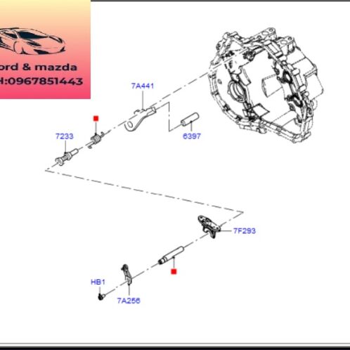Cảm biến vị trí hộp số ford fiesta 2011-2017 Cảm biến vị trí hộp số ford fiesta 2011-2012-2013-2014-2015-2016-2017-cảm biến hộp số tự động fiesta cảm biến sang số fiesta AE8P7F293AB