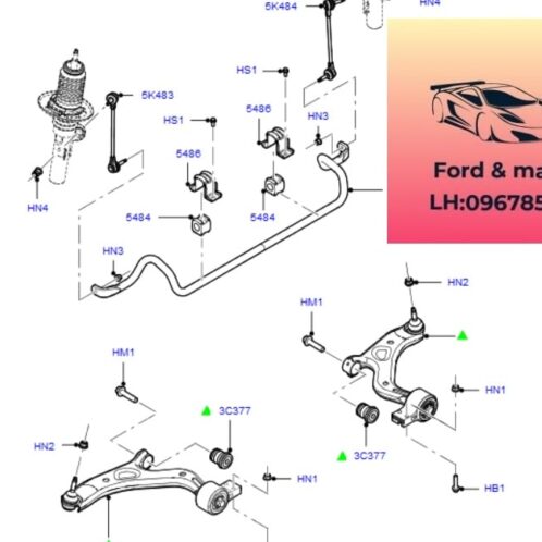 Càng a ford exproler 2016-2017-2018-2019-2020-2021-càng chữ a ford exproler bệ đỡ càng chữ A exproler BB5Z3078B-BB5Z3079A