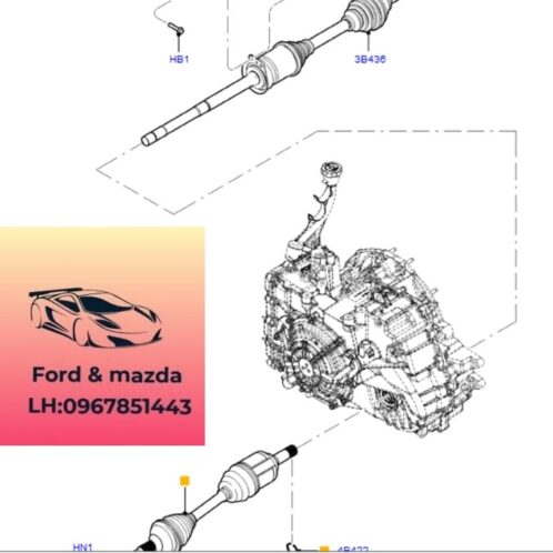 Láp trước ford exproler 2016-2017-2018-2019-2020-2021-láp trái exproler láp phải exproler trục láp trước exproler BB5Z3B437F-BB5Z3B436Z-FB5Z3B436A