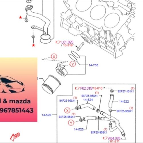 Lọc dầu ford escape 2002-2003-2004-2005-2006-lọc nhớt ford escape 3.0 AJY014302