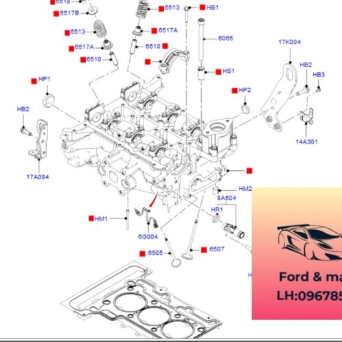 Phớt ghít xupap ford fiesta 2013-2014-2015-2016-2017 phớt ghít Supap fiesta 1.0 phớt git xupap mặt máy fiesta 1.0 PHớt ghít fiesta 1.0 BM5G6571CA