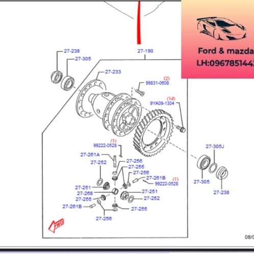 Phớt láp ford escape 2006-2013 Phớt láp ford escape 2006-2007-2008-2009-2010-2011-2012-2013-phớt láp trước escape phớt láp phải escape phớt láp trái escape F00327238B