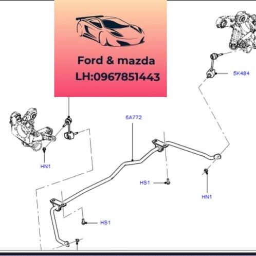 Rô tuyn cân bằng sau ford exproler 2016-2022 Rô tuyn cân bằng sau ford exproler 2016-2017-2018-2019-2020-2021-2022-thanh cân bằng sau ford exproler AA8Z5K484A-AA8Z5K484B