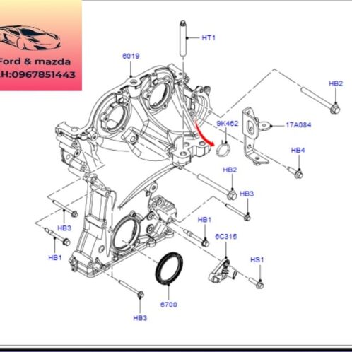 Tấm bưởng cam ford fiesta 2013-2014-2015-2016-2017-Tấm bưởng cam đầu máy fiesta 1.0 Tấm bưởng đầu máy fiesta 1.0 CM5G6019G1C-CM5G6019GD-CM5G6019GE (1)