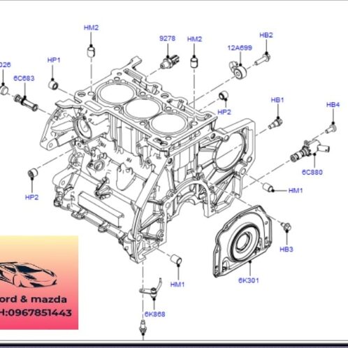Van đóng mở dầu fiesta 2013-2017 Van đóng mở dầu fiesta 2013-2014-2015-2016-2017-Van VVTI fiesta 1.0 cảm biến đóng mở dầu fiesta 1.0 CM5G6C880CA-CM5G6C880DA