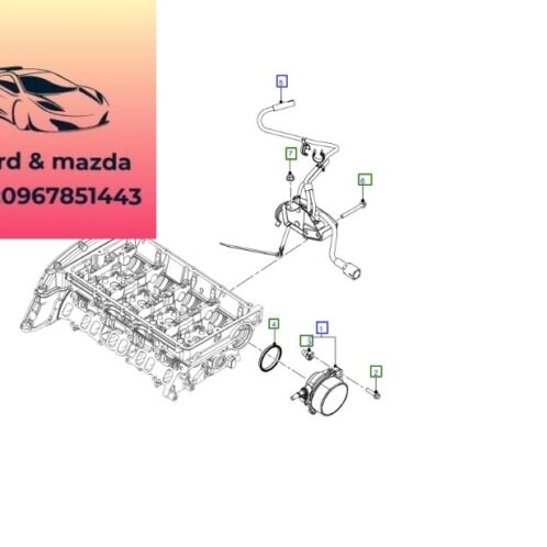 Bơm chân không mada bt50 2013-2014-2015-2016-2017-2018-2019-bơm chân không ford ranger mazda bt50 U20218G00-U20318G00-BK3Q2A451FD