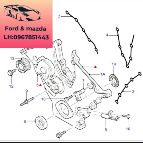 Cảm biến cam ford modeo 2004-2009 Cảm biến cam ford modeo 2004-2005-2006-2007-2008-2009-cảm biến vị trí trục cam ford modeo 2.5 cảm biến cốt cam ford modeo 2.5 1F1E6B288AA