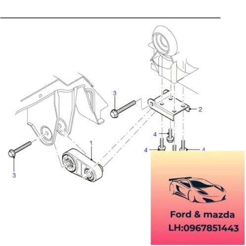 Cao su chân máy sau ford modeo 2002-2003-2004-2005-2006-2007-2008-2009 cao su chân số ford modeo chân máy ford modeo 1S716P082BE-1S716P082CD