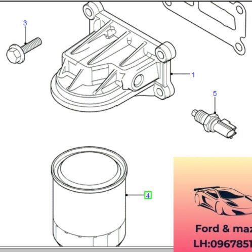 Lọc dầu ford modeo 2003-2004-2005-2006-2007-2008- lọc nhớt ford modeo 1S7G6714DA-1S7G6714CA (1)