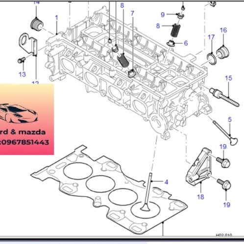 Phớt ghít ford modeo 2003-2004-2005-2006-2007-2008- phớt git xupap ford modeo phớt ghít supap ford modeo 3S4G6A517AA-1S7G6A517BG