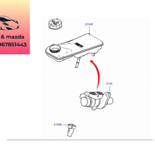 Tổng phanh ford modeo 2008-2012 Tổng phanh ford modeo 2008-2009-2010-2011-2012-xi lanh tổng phanh ford modeo xi lanh bầu thắng phanh ford modeo 7G912140AB