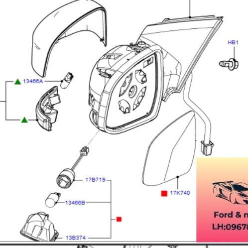 Xi nhan Gương chiếu hậu ford modeo 2008-2012 Xi nhan Gương chiếu hậu ford modeo 2008-2009-2010-2011-2012-đèn kính chiếu hậu ford modeo xi nhan gương ford modeo 8S7113B383AA-8S7113B384AA (1)