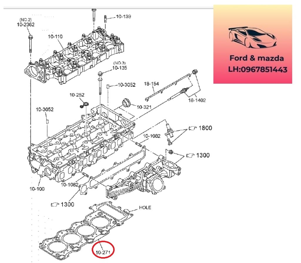 Gioăng mặt máy mazda bt50 2020-2021-2022-2023-2024 Gioăng quy lát mazda bt50 1K6L10271-1K6M10271-1K6N10271 Gioăng mặt máy mazda bt50 2020-2021-2022-2023-2024 Gioăng quy lát mazda bt50 1K6L10271-1K6M10271-1K6N10271