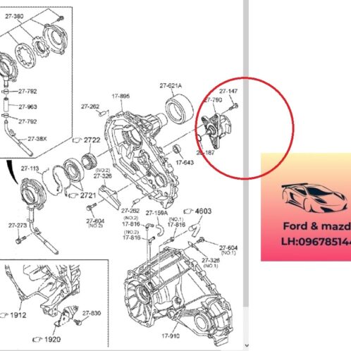 Mô tơ cài cầu mazda bt50 2020-2021-2022-2023-2024 Mô tơ điều khiển cài cầu mazda bt50 mô tơ chuyển cầu mazda bt50 1K0127790