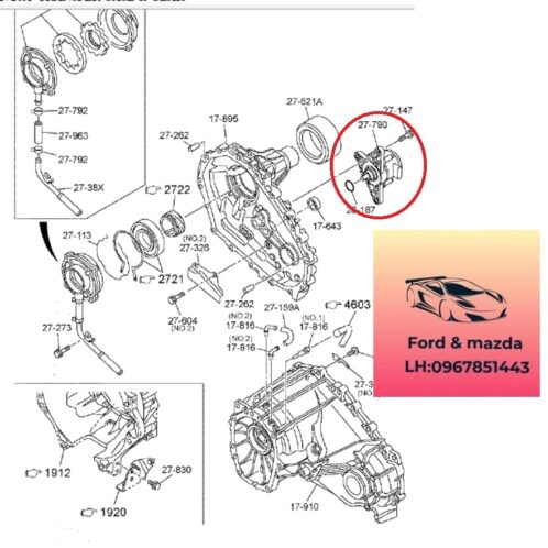 Mô tơ cài cầu mazda bt50 2020-2021-2022-2023-2024 Mô tơ sang cầu mazda bt50 mô tơ cài cầu trước mazda bt50 1K0127790