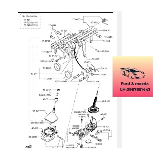 Tay nắm cần đi số mada bt50 2013-2014-2015-2016-2017-2018-2019-tay nắm đi số ford ranger mazda bt50 cần số mazda bt50 ranger AB397J407AC-UF9P46033B-UC9P46031A