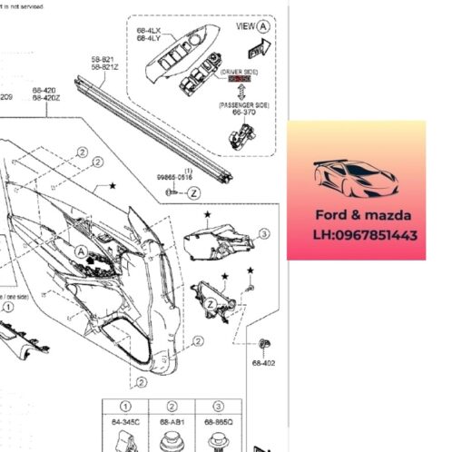 Công tắc lên xuống kính mazda cx3 2020-2021-2022-2023-2024-2025 công tắc nâng hạ kính cửa mazda cx3 công tắc lên xuống kính tổng mazda cx3 nút ấn lên xuống kính mazda cx3 DG4S66350-D09H66370