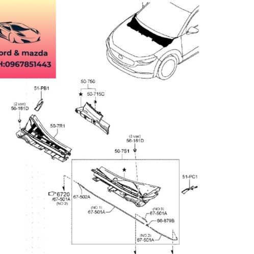 Máng nước dưới kính chắn gió mazda cx30 2021-2022-2023-2024-2025 Tấm nhựa máng nước kính chắn gió mazda cx30 tấm ốp nhựa dưới kính chắn gió mazda cx30 DFR5507R0-DFR5507R0A-DFR5507S0-DFR5507S0A
