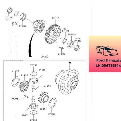 Phớt láp trước mazda cx30 2021-2025 Phớt láp trước mazda cx30 2021-2022-2023-2024-2025 phớt láp trước phải mazda cx30 phớt láp trước trái mazda cx30 FZA127238-FZA327238