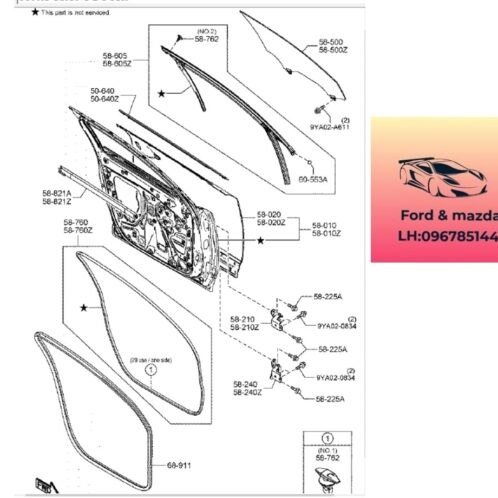 Nẹp ngoài Cánh cửa trước mazda cx30 2021-2025 Nẹp ngoài Cánh cửa trước mazda cx30 2021-2022-2023-2024-2025 Nẹp mạ ngoài chân kính mazda cx30 nẹp ngoài chân kính cánh cửa mazda cx30 DFR550640A-DFR550650A
