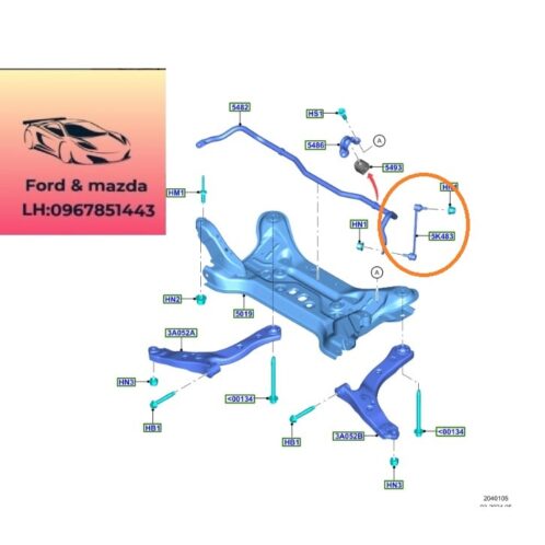 Rô tuyn cân bằng trước ford transit 2024-2025-2026-2027-2028-2029 rotuyn cân bằng trước ford transit GK2Z5K484B-GK293B438AB